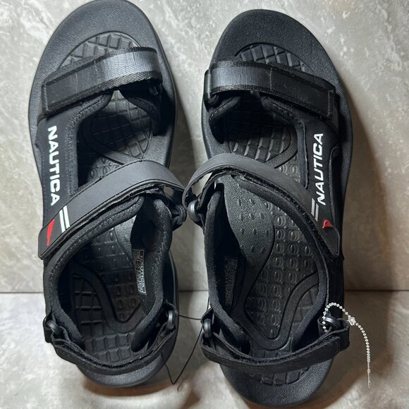 Nautica Alastor Black‎ Outdoor Sandals Size 13 Mens NWOTB - Picture 3 of 7